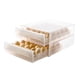 thumbnail image 2 of , Refrigerador de almacenamiento de huevos de doble capa, caja de huevos, rejilla, contenedor de huevos transparente, rendimiento finamente ajustado, 2 of 9