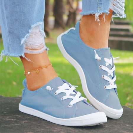 

ytjx women s canvas shoes vulcanize soft ladies autumn loafers flat shoes sneakers