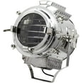 thumbnail image 3 of Nagina International Nautical Retro Classic Theater Collectible Steel Tripod Searchlight Lamp | Movie Props Authentic Nautical Floor Lamp Light with Heavy Large | Living Room Spot Light Lamp, 3 of 6