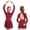 Burgundy, variant on iiniim Kids Girls Shiny Rhinestones Long Sleeve Mesh Splice Figure Ice Skating Leotard Dress A Purple 14
