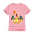 thumbnail image 1 of Camiseta de manga corta para niños y niñas, ropa informal de moda feliz, 3T-14T, Charizard Pokemon, Tops para niños, nueva, 1 of 1