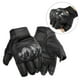 thumbnail image 4 of Guantes de moto, protección de nudillos duros de medio , antideslizantes sin s pa entrenamiento de , ciclismo, ejercicio, creras, M Sunnimix Guantes de moto, 4 of 8