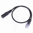 thumbnail image 1 of 20cm 3.5mm Omtp Smartphone Headset To 4p4c Rj9/rj10 Phone Adapter Cable Cord, 1 of 5