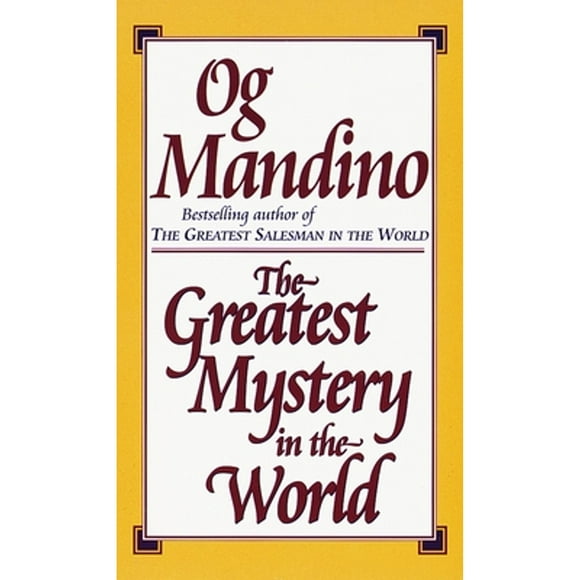 Pre-Owned The Greatest Mystery in the World (Paperback 9780449225035) by Og Mandino