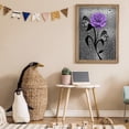 thumbnail image 3 of Cuadros Decorativos Mosaico de diamantes 5D para decoración del hogar mosaico redondo completo Wdftyju con patrón de flores imagen artística de artesanía regalo de amigos, 3 of 7