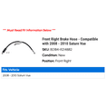 thumbnail image 2 of Front Right Brake Hose - Compatible with 2008 - 2010 Saturn Vue 2009, 2 of 2