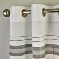 thumbnail image 2 of SKL Home Slate StripeCurtain Panel Pair, White, 52x84, 2 of 5