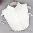 thumbnail image 6 of LoudSung Fake Collar Detachable Half Shirt Blouse False Collar Sets Elegant Pure Color for Women Girls 3PCS, 6 of 7