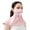 Pink, variant on WANGJING Outdoor Sun Protective Scarf Lightweight Breathable Summer Design Accessory Pairing Hats