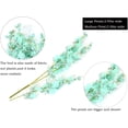 thumbnail image 5 of Artificial Orchids Flowers 6pcs Silk Fake Phalaenopsis Flowers 44.5in Plants Orquideas Decor Home Office Garden Wedding Party Decoration Bouquets Real Touch(Black), 5 of 5