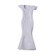thumbnail image 1 of Vestido ajustado a la cadera para mujer, escala 1/6, color liso, largo Blanco, 1 of 9