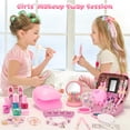thumbnail image 3 of Kit de maquillaje PERRYHOME Kids para niñas de 3 a 12 años con esmalte de uñas, 3 of 8