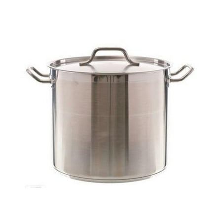 

Update International SuperSteel® Stock Pot 20 qt Silver