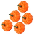 thumbnail image 4 of Plastic Pumpkin,5pcs Craft Pumpkins Mini Halloween Pumpkin Fake Pumpkins Rapid Response, 4 of 14