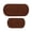 Brown, variant on HuiXinOu Memory Foam Bath Mat 2 Piece Set Cobblestone Super Absorbent Machine Washable Bathroom Rug Non-Slip Floor Mat