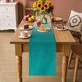 thumbnail image 2 of Teal Orange Ombre Table Runner 70 Inches, Contemporary Art Abstract Aesthetics Bed Runner Dresser Scarves Tabletop for Indoor Outdoor Parties/Ceremony/Banquet, 13" x 70", 2 of 9