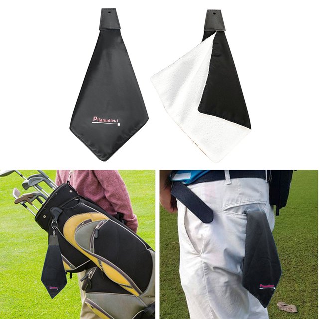 Toalla de limpieza de bolas con gancho de mosquetón, paño de limpieza, accesorios para deportes al aire libre Ehuebsd Para estrenar