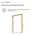 thumbnail image 4 of Pierre 35.5" Vanity Mirror in Brushed Gold, 4 of 12
