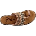 thumbnail image 5 of Blowfish Malibu Raelynn Cushioned Footbed Toe Loop Slipon Thong Snake Print Platforms (6.5, Sea Mushroom Die Cut/Multi Ribbons), 5 of 6