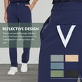 thumbnail image 5 of Inadays Men's Pants Stretch Golf Work Pant Workout Pants Mens Hiking Pants Waterproof Pant with Zip Pocket, Dark Blue, XL, 5 of 9