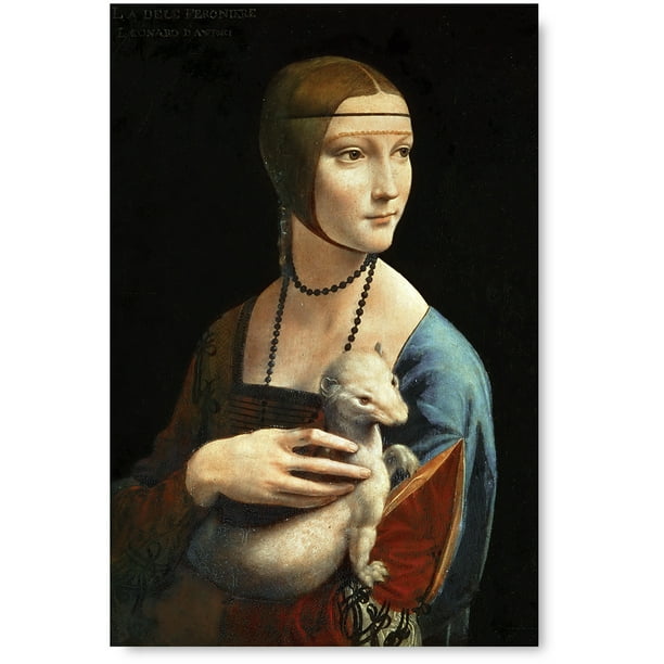 Download Awkward Styles Lady With An Ermine Italian Artist Leonardo Da Vinci Unframed Oil Painting Leonardo Poster Wall Art Women Portrait Painted By Leonardo Calssic Artwork Home Decor Printed Art Picture Walmart Com