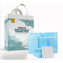 Kimlead 50 Count, XXL, 30” x 36”, Premium Disposable Bed Underpads (Blue, Instant Drying, Leak Proof) Heavy Duty Adult Incontinence & Pet Training Pads