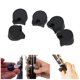 thumbnail image 1 of 5 uds (negro) reposapiés estándar para clarinete, clarinete Oboe reposapiés para clarinete, reposamanos accesorios para reposapiés dedo gl, 1 of 4