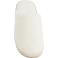 thumbnail image 2 of RJ FUZZIES Women's Curly Wool Cozy Scuff Slide-On Slippers-Cream / M, 2 of 5