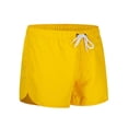 thumbnail image 5 of ibiyuan Sweat Shorts Mens Chinos Short Dress Shorts Men's Shorts Stretch Elastic Waist Drawstring Mens Running Shorts Casual Wide Leg Mens Boxer Shorts Summer Beach Shorts with Pockets, 5 of 5