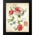 thumbnail image 2 of Nai, Danhui 15x18 Black Modern Framed Museum Art Print Titled - Elegant Floral II Vintage v2, 2 of 5