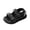 Black, variant on Guitiannn Children Open Toe Sandals Summer Solid Beach Shoes Girls Hollow Out Sandals Girls Sandals 2 Toddler Summer Shoes Girls Girls Flip Flops Size 3 Sandals Girls Toddler Sandal Alien Sandals