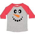 thumbnail image 3 of Inktastic Cute Smiling Snowman Face with Carrot Nose Boys or Girls Toddler T-Shirt, 3 of 5