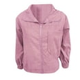 thumbnail image 3 of Women’s Fall Solid Color Hooded Corduroy Jacket European Style Lightweight Outerwear plus Size Rain Jacket plus Size Dress Coat Ski Tops Women plus Size Women Long Winter Coats Winter Jackets for, 3 of 4