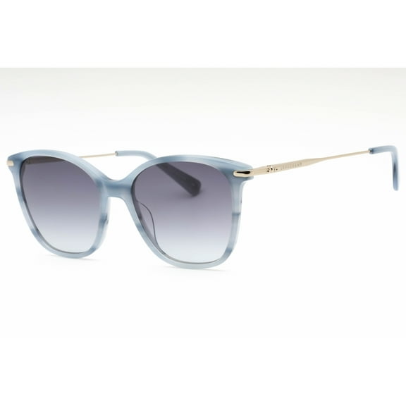 Longchamp LO660S 421 Women's Marble Blue Plastic Frame Sunglasses