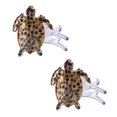thumbnail image 1 of Pinza para el pelo de acetato XINYU tortuga marina paquete de 2, 1 of 6