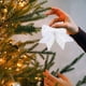 thumbnail image 1 of RKSTN christmas ornaments Christmas Pearl Cotton Large Bow Decorative Pendant Bows Christmas Tree Hanging Decoration Party Arrangement 19x22.8cm/7.84×8.97in, 1 of 6
