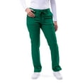thumbnail image 1 of ADAR Pro Women's Slim Fit Scrub Pants, Black, 6 Pockets, 1 of 8