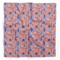 thumbnail image 1 of Bimba Pink Tree & Fox Folk Art Printed Pure Silk Scarf For Hair Neck Head Bandanas For Women 40 x 40 Inches, 1 of 6