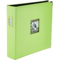 thumbnail image 3 of Pioneer Photo Albums Pioneer Sewn Leatherette 3-Ring Binder 12"X12"-Bright Green, 3 of 6