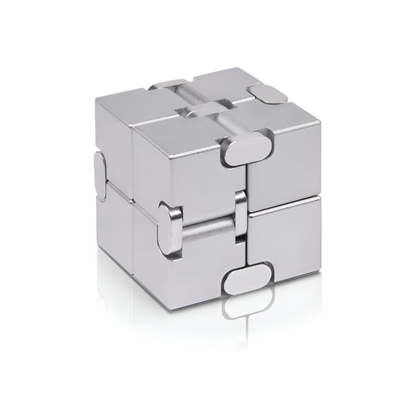 CYFW New Version Fidget Finger Toys - Metal Infinity Cube for Stress and Anxiety Relief/ADHD,Ultra Durable Sensory Gifts for Adults and Teens
