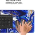 thumbnail image 5 of Blue Marble Large Mouse Pad,Extended Gaming Desk Pad,Office Desk Mat,PC Laptop Non-Slip Pads for School Office Home and Game,35.5" x 16" -Blue Marble, 5 of 6