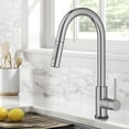 thumbnail image 4 of Kraus Oletto Contemporary Single-HandleTouch Kitchen Sink Faucet with Pull Down Sprayer in Chrome, 4 of 18