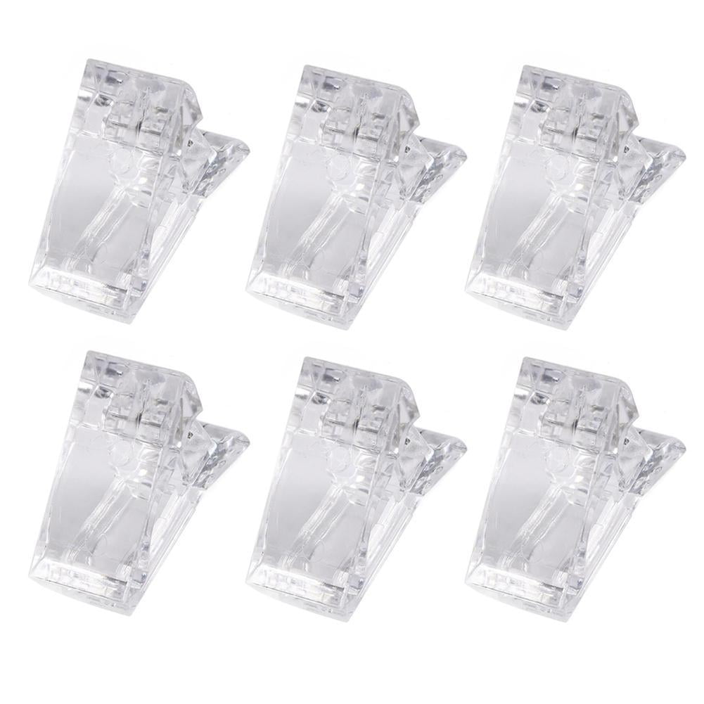 100pcs Jelly Fake Nails For Nail Art Tips DIY Clear Full Cover Acrylic UV Gel Fake Nail Tips For Decoration Fake Nails False