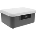 thumbnail image 4 of Lockable Storage Bin Outdoor Lock Box With Combination Lock Plastic Storage Container Organizer For Home Office School Travel Business, 4 of 7