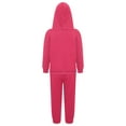 thumbnail image 2 of Sxiwei Boys Girls Athletic Sweatsuits 2Pcs Jogger Outfits Set Kids Clothes Set Pullover Tracksuit Hot Pink 150, 2 of 9