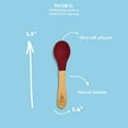 thumbnail image 3 of Baby Spoon Regular Scoop | Bamboo & Silicone, 3 of 16