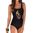 thumbnail image 2 of FARYSAYS One Piece Swimsuits for Women Tummy Control Sexy One Piece Bathing Suit for Women Swimwear One Piece Bathing Suit for Women Fashion Color Block Swimsuit, 2 of 6