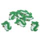 thumbnail image 4 of 10 Piezas de Parches Bordados Parches de Hierro Material de Algodón Patrón de Animales Verdes Estilo de Dibujos Animados Bricolaje Parche Bordado para Abrigo Camiseta ANGGREK Otros, 4 of 8