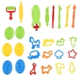 thumbnail image 2 of Pluokvzr Play Dough Tools for Kids, 26PCS Playdough Tools Kit Include Dough Accessory Molds Rollers Cutters Scissors, 2 of 3