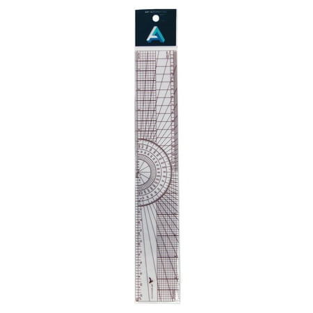 Art Alternatives Protractor Ruler 12"
